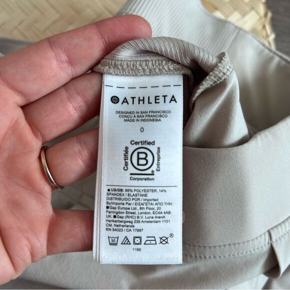 Athleta Brooklyn midrise ankle‎ pant in abalone women’s size 0 - Picture 8 of 10